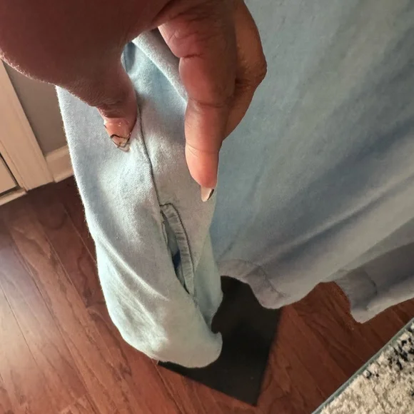 Lane Bryant Plus Size Chambray Sleeveless Sheath Dress- Size 26W - Picture 5 of 9